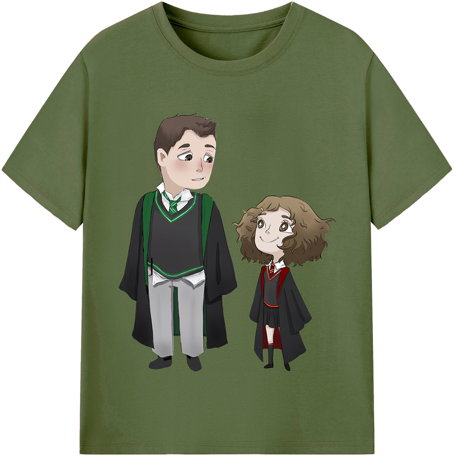 （画像用） Harry Potter ハリー・ポッターシリーズ 綿100％半袖Tシャツ（フロントプリント）